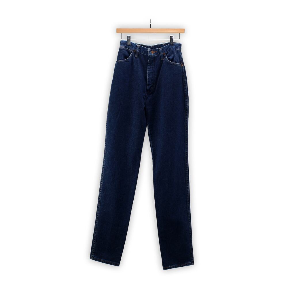 Vintage Wrangler Jeans - Dark Blue Denim Pants - Made in USA - Size 7/8
